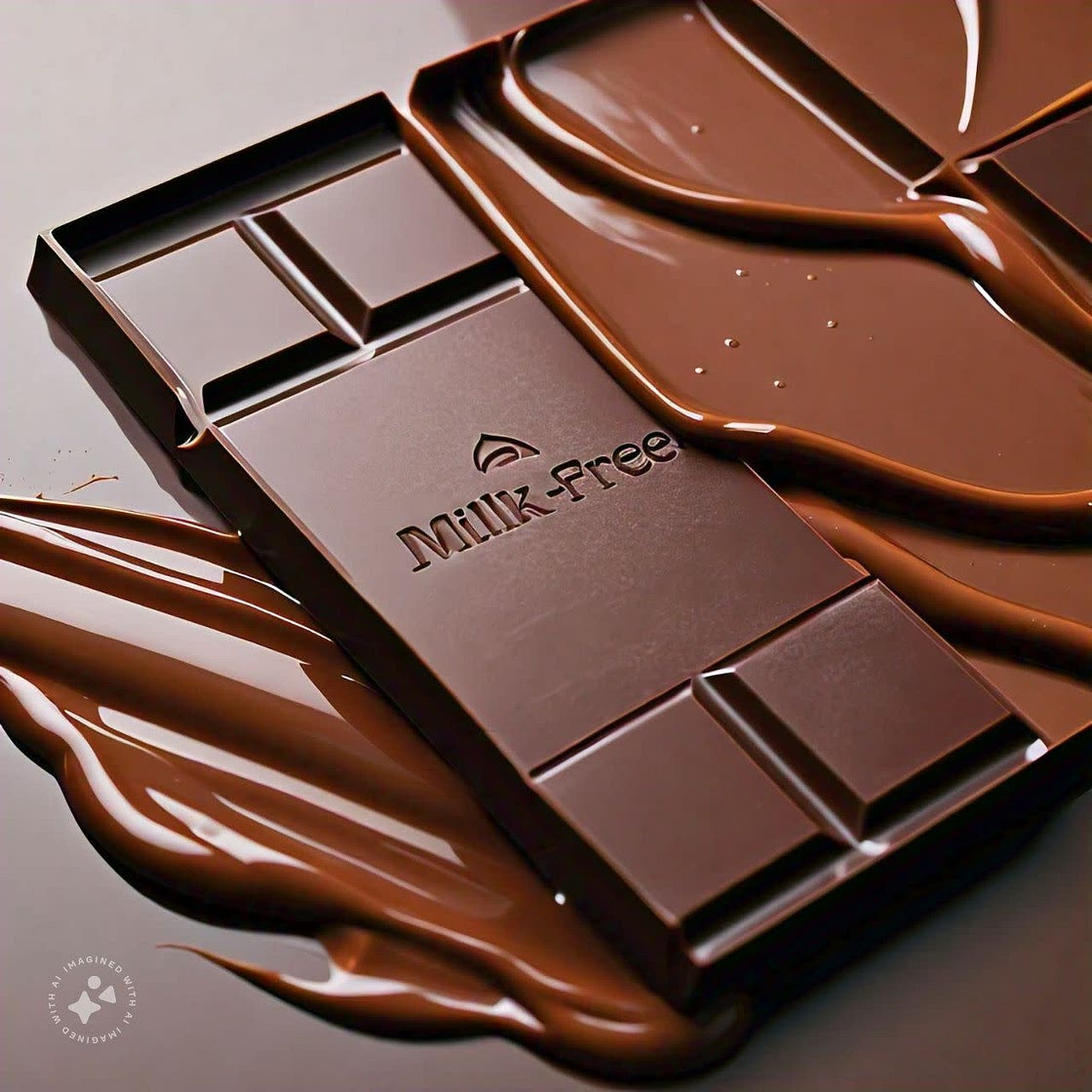 Chocolate libre de lactosa/leche