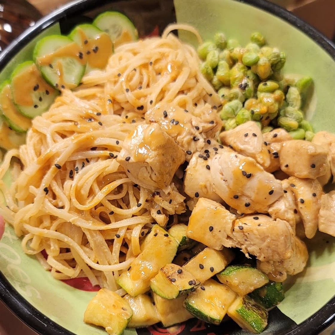 15 Minute Meal Prep: Sesame Noodle Bowls