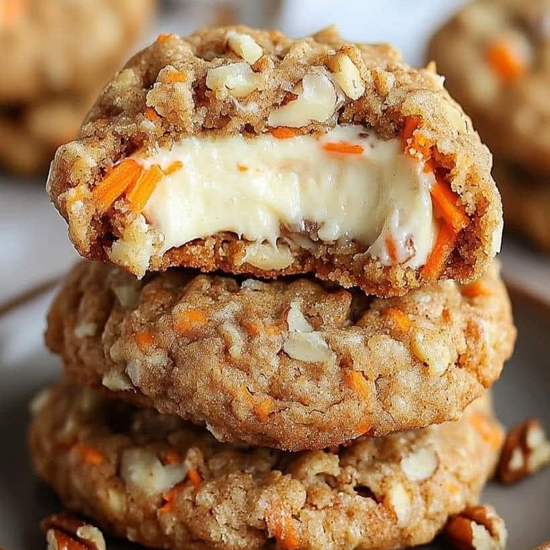 Irresistible Carrot Cake Cheesecake Cookie
