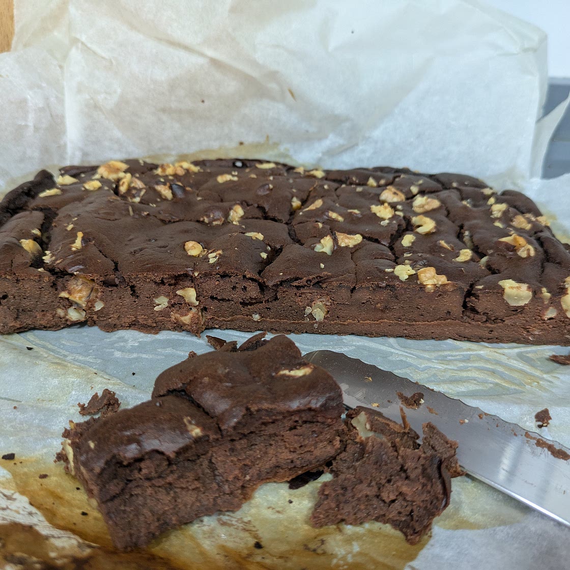 Brownies de lentejas