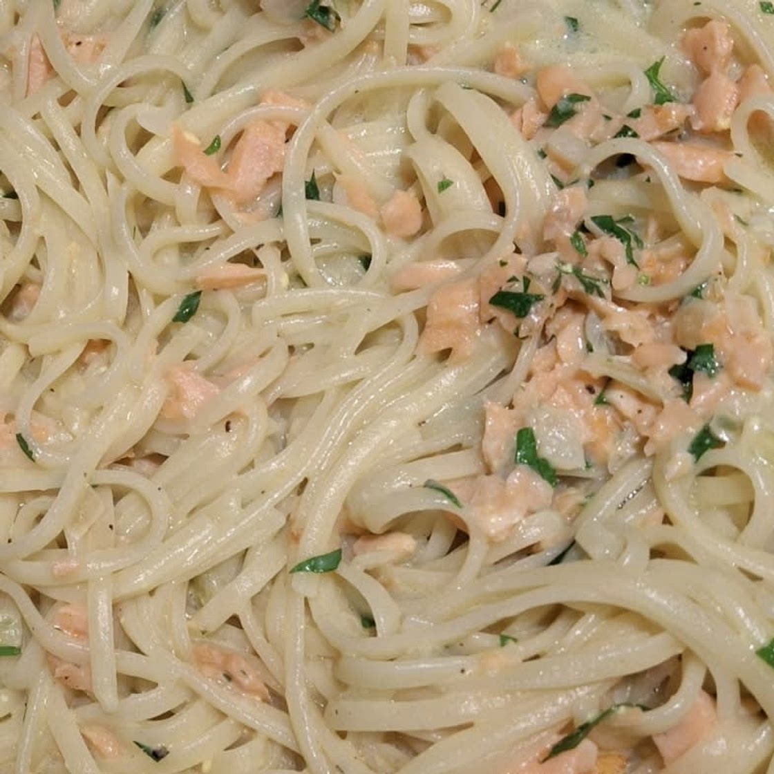 Mum's Trout Linguine