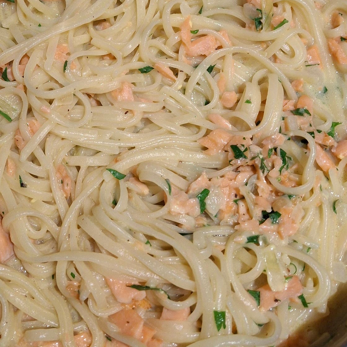 Mum's Trout Linguine