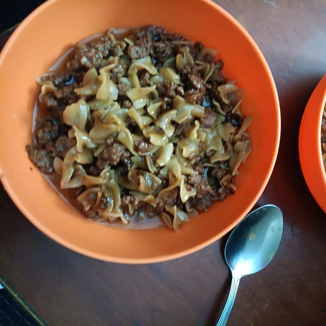 Beef pasta a la king