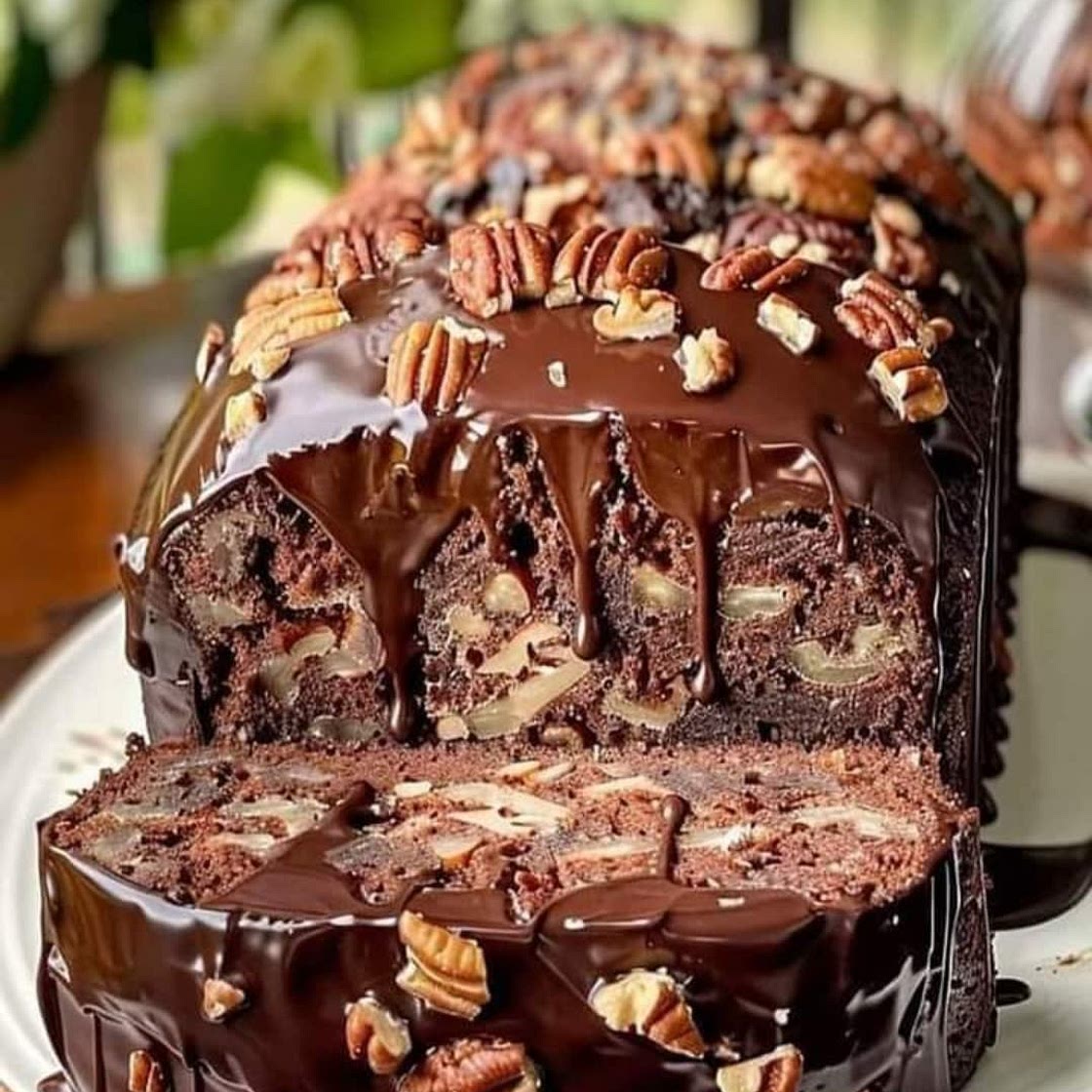 Luscious Chocolate Pecan Loaf