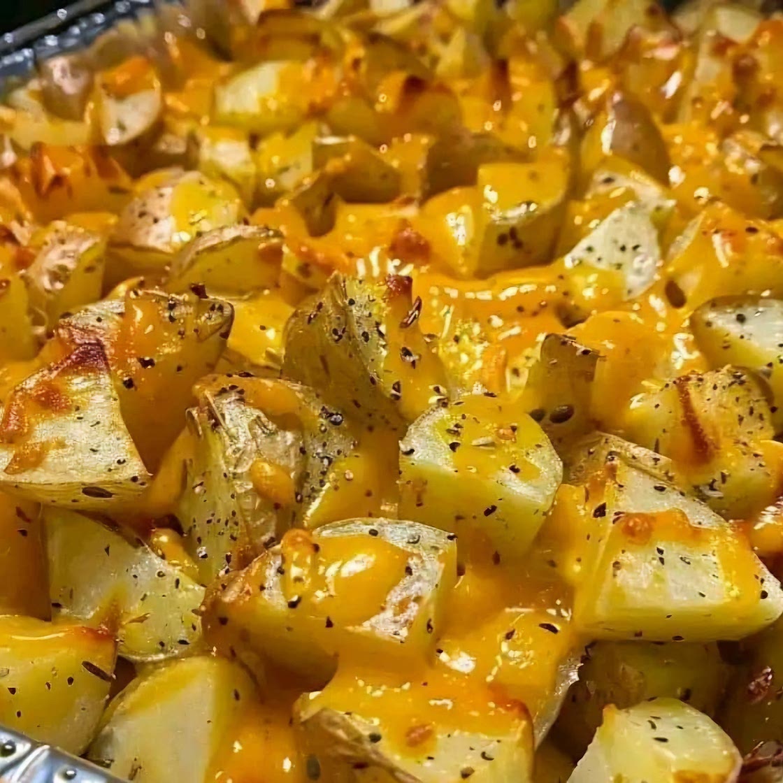 Cheesy Ranch Oven Roasted Potatoes