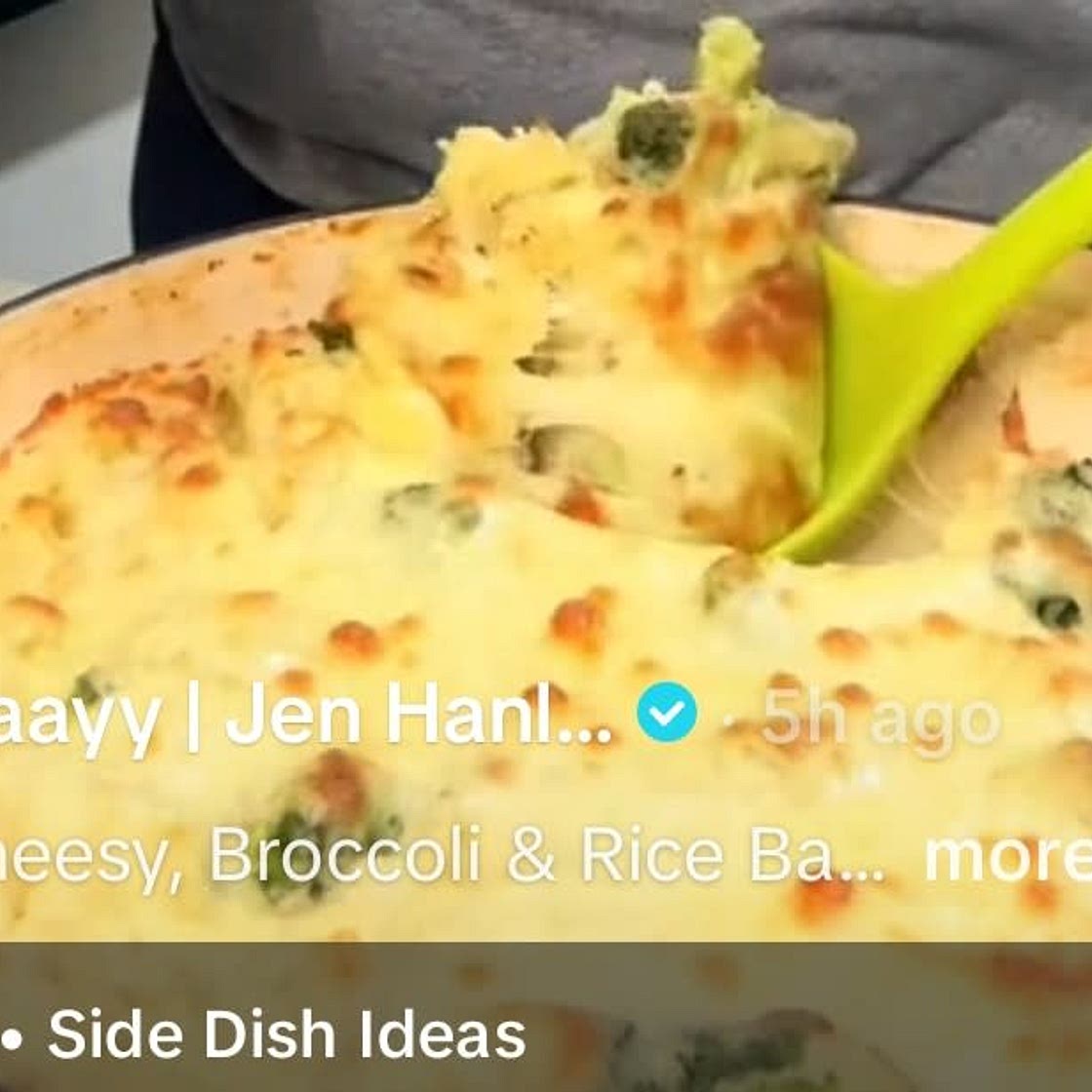 Cheesy Broccoli Rice Bake
