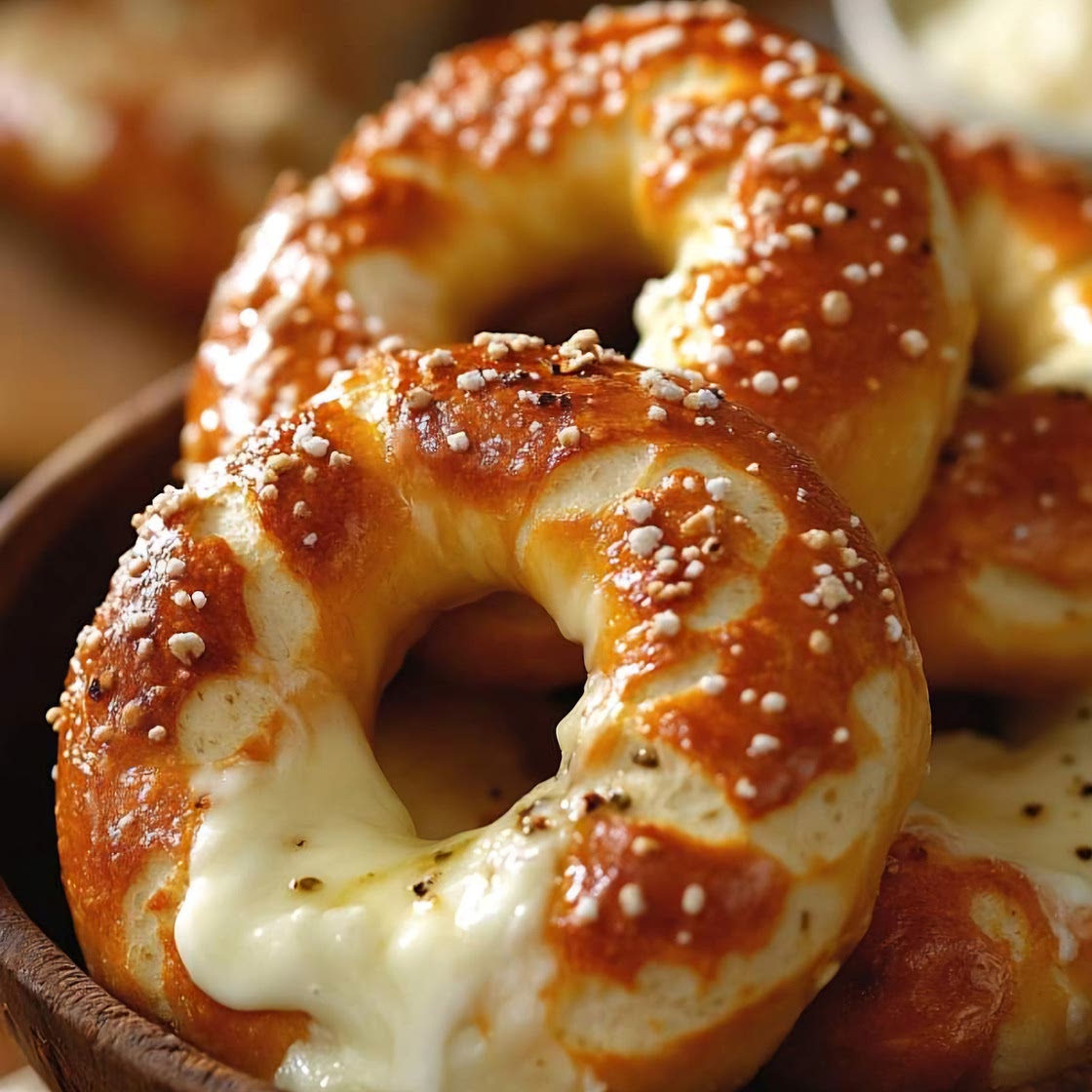 Cheese Stuffed Pretzels