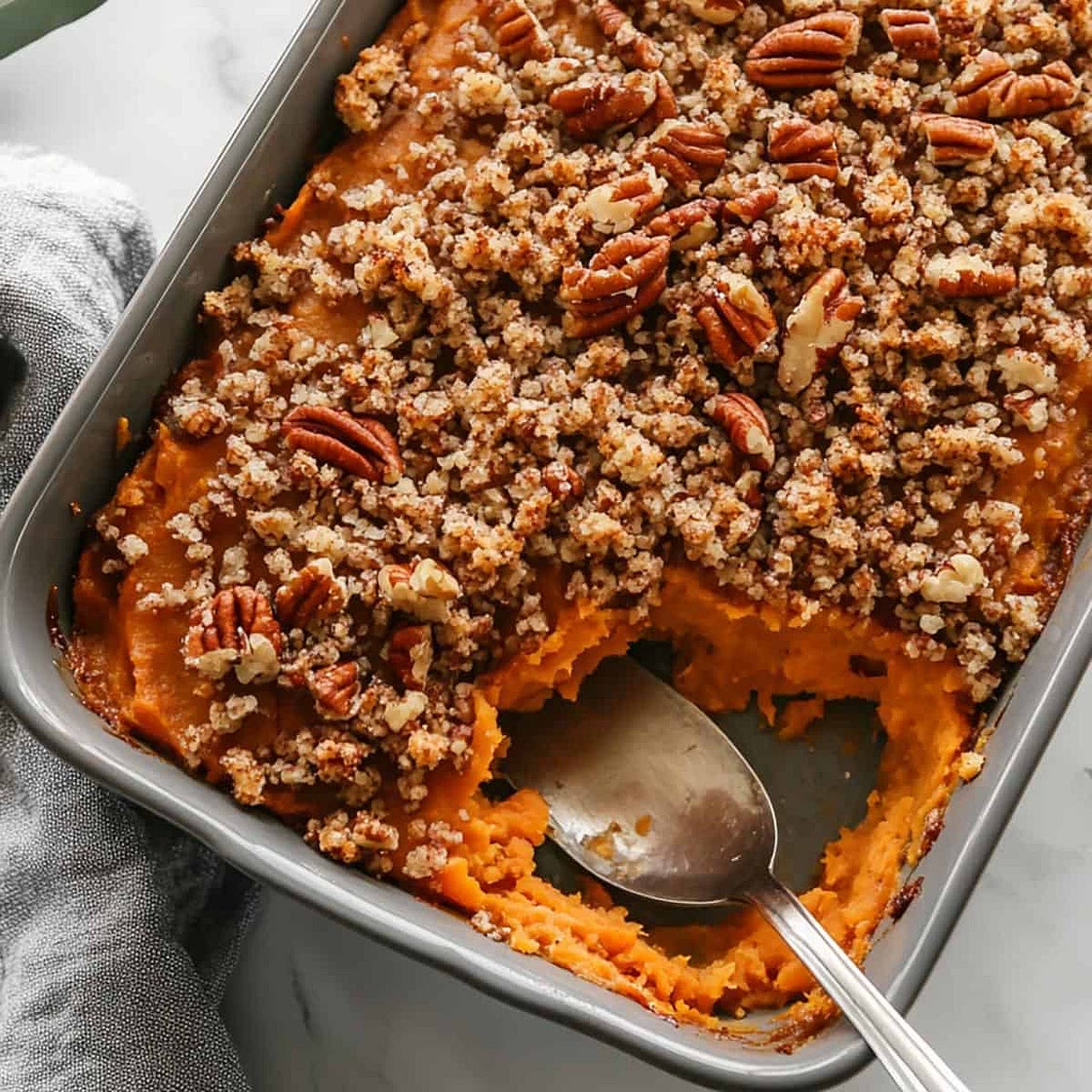 Vegan Sweet Potato Casserole