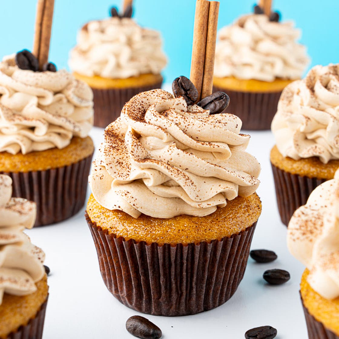 Pumpkin Spice Latte Cupcakes