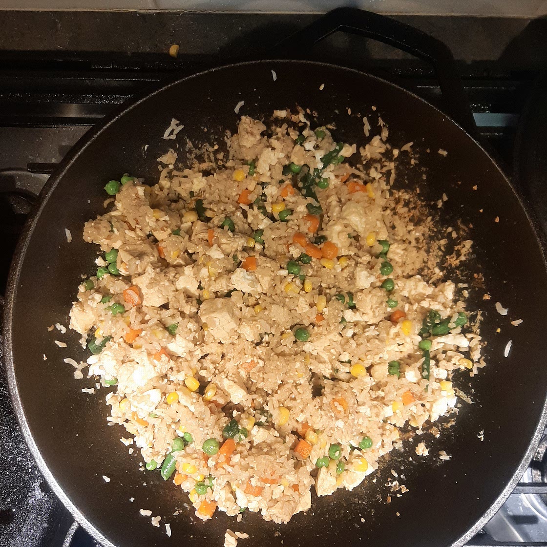 Egg White and Tofu Fried Rice