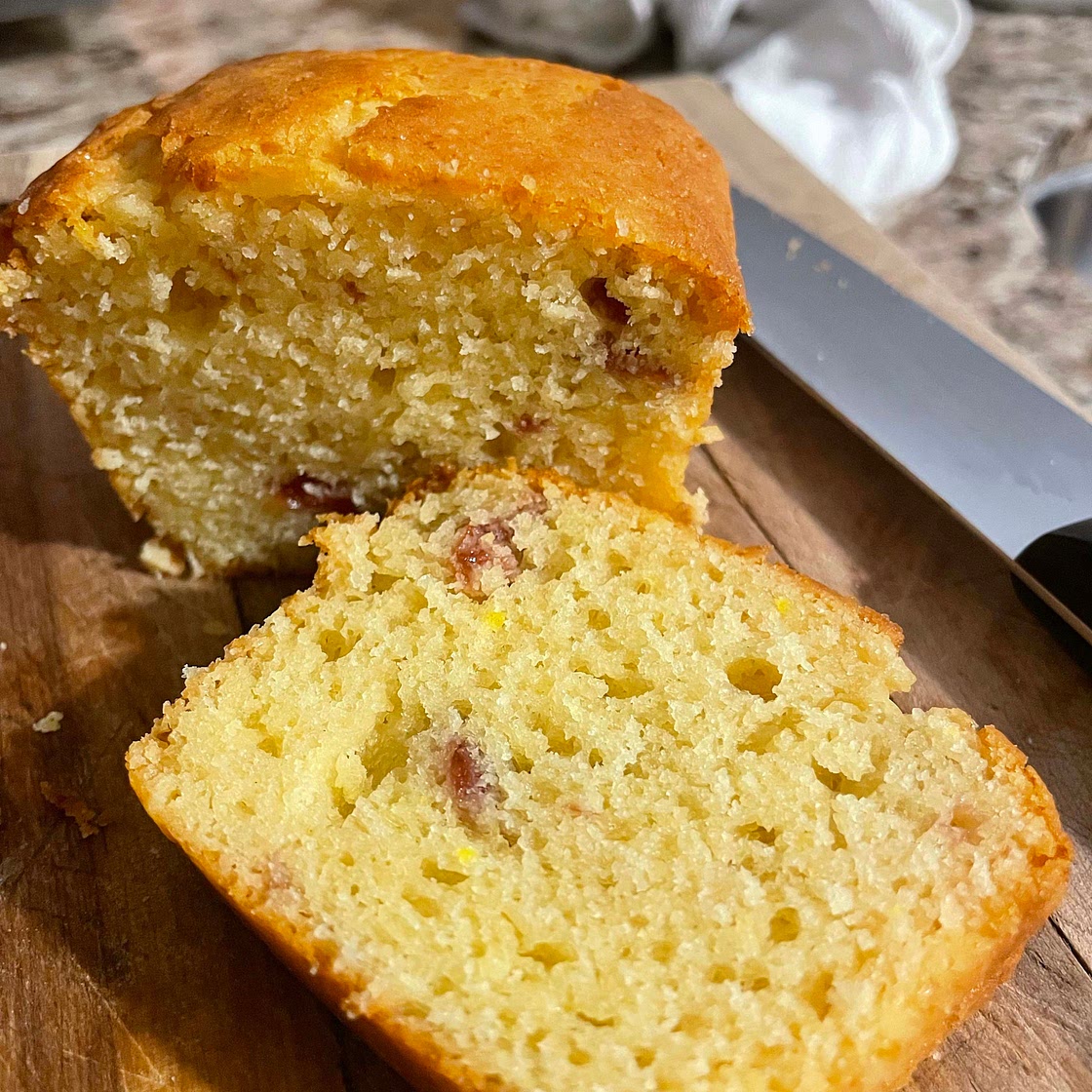French Cherry Almond Cake