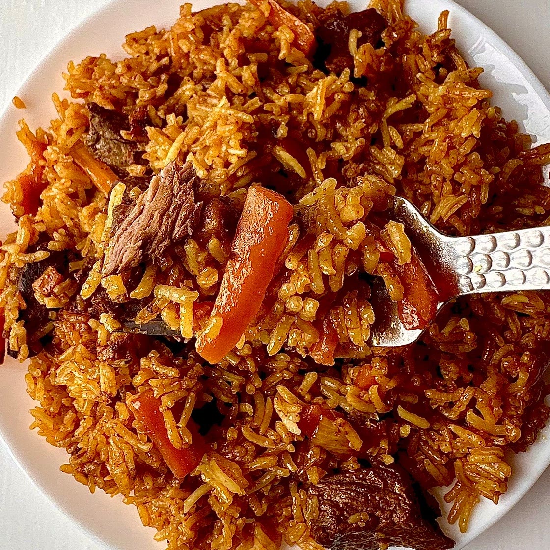 Beef rice pilaf - plov