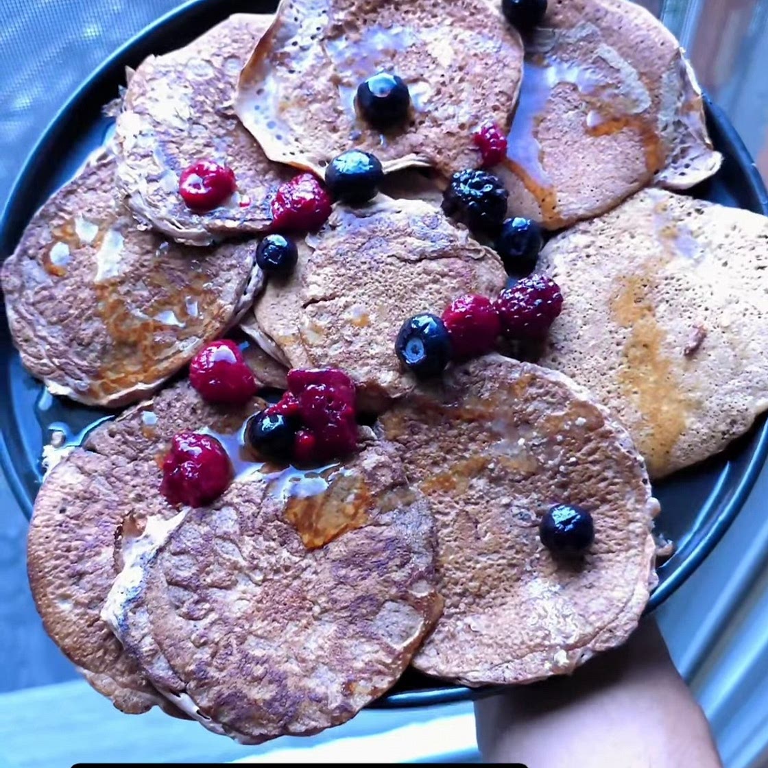 Easy high protein pancakes.