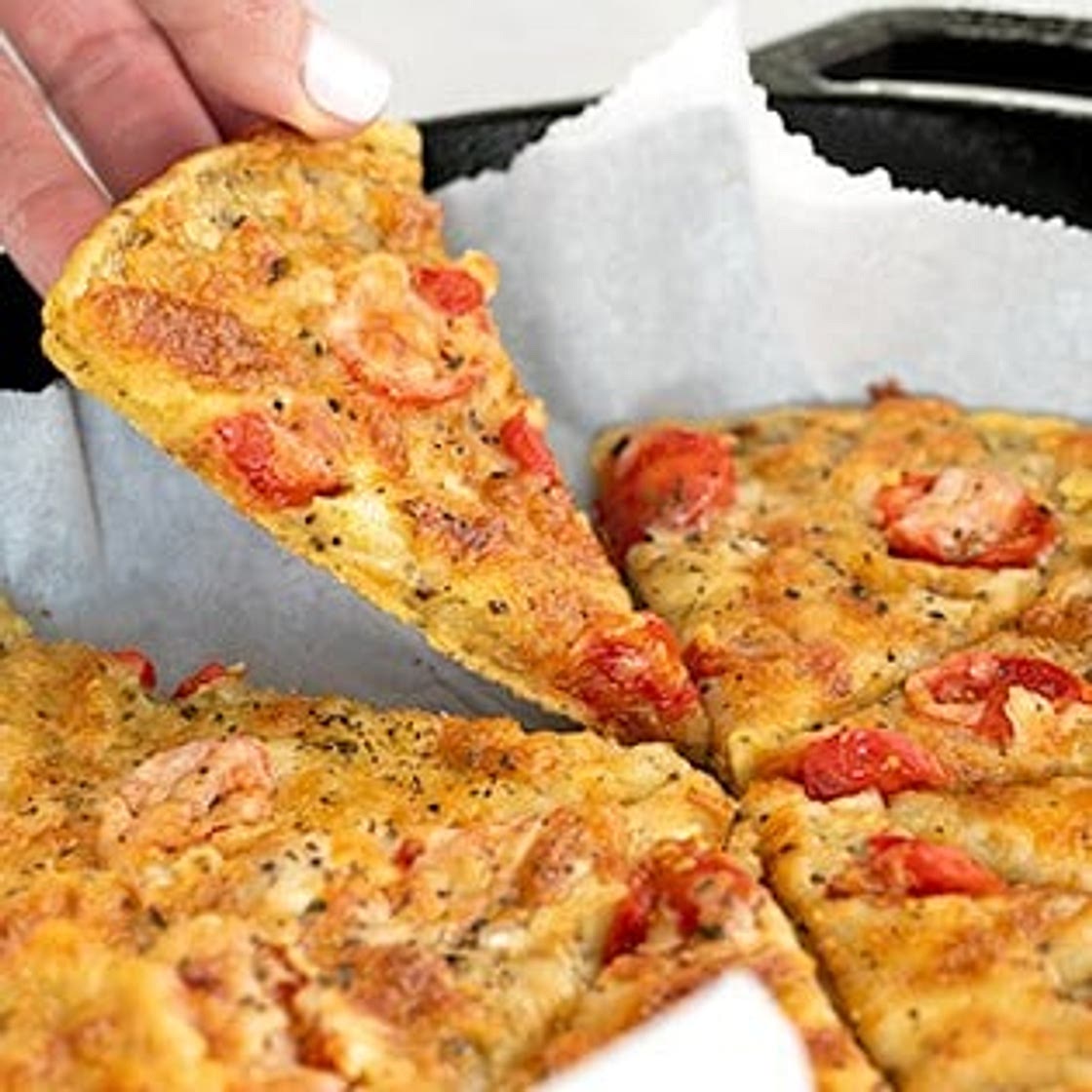 Chickpea Crust Pizza | Grain Free