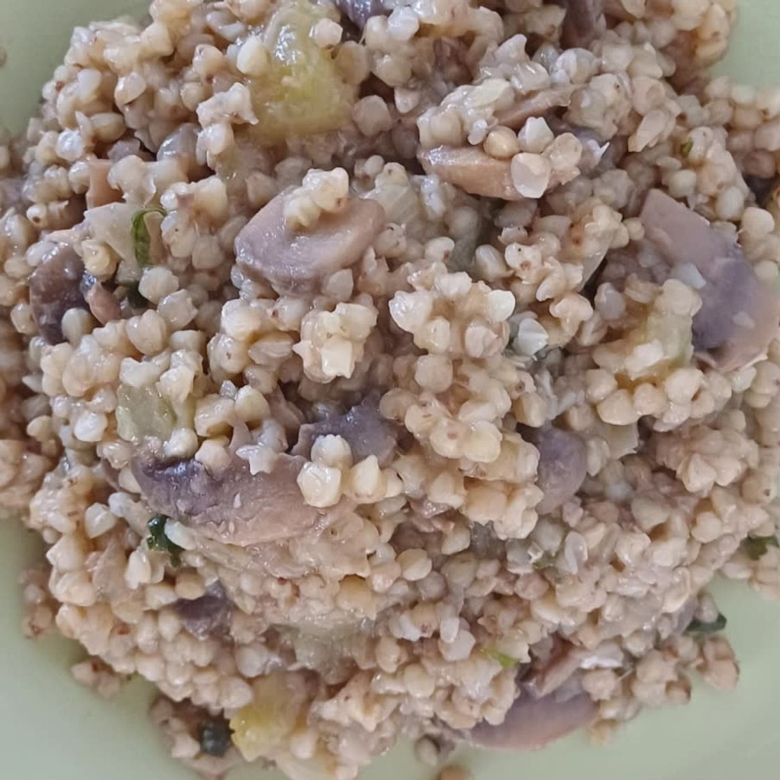 Buckwheat Mushroom Risotto