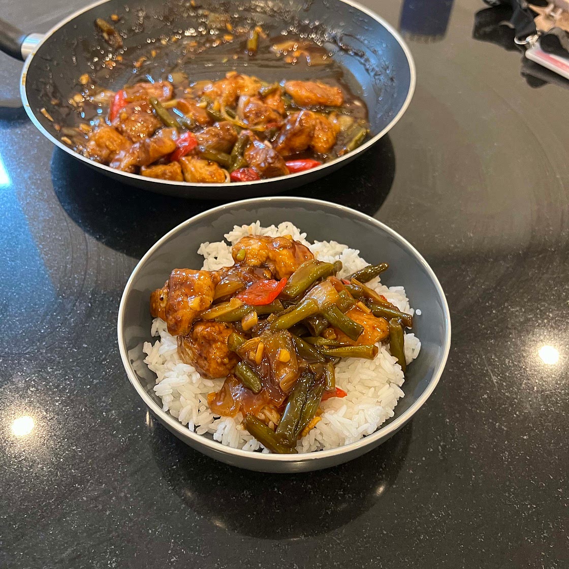 Garlic Honey Chilli Chicken