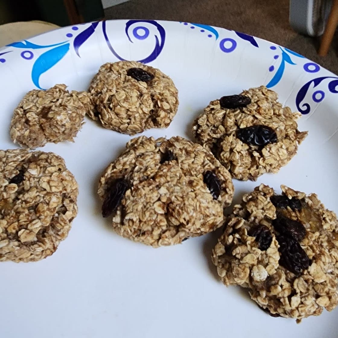 Banana Oat Breakfast Cookies