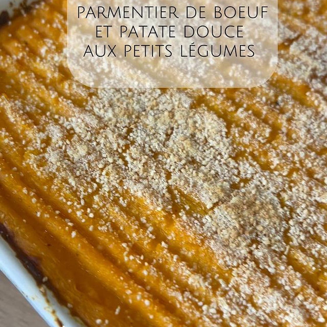 Parmentier de bœuf à la patate douce 