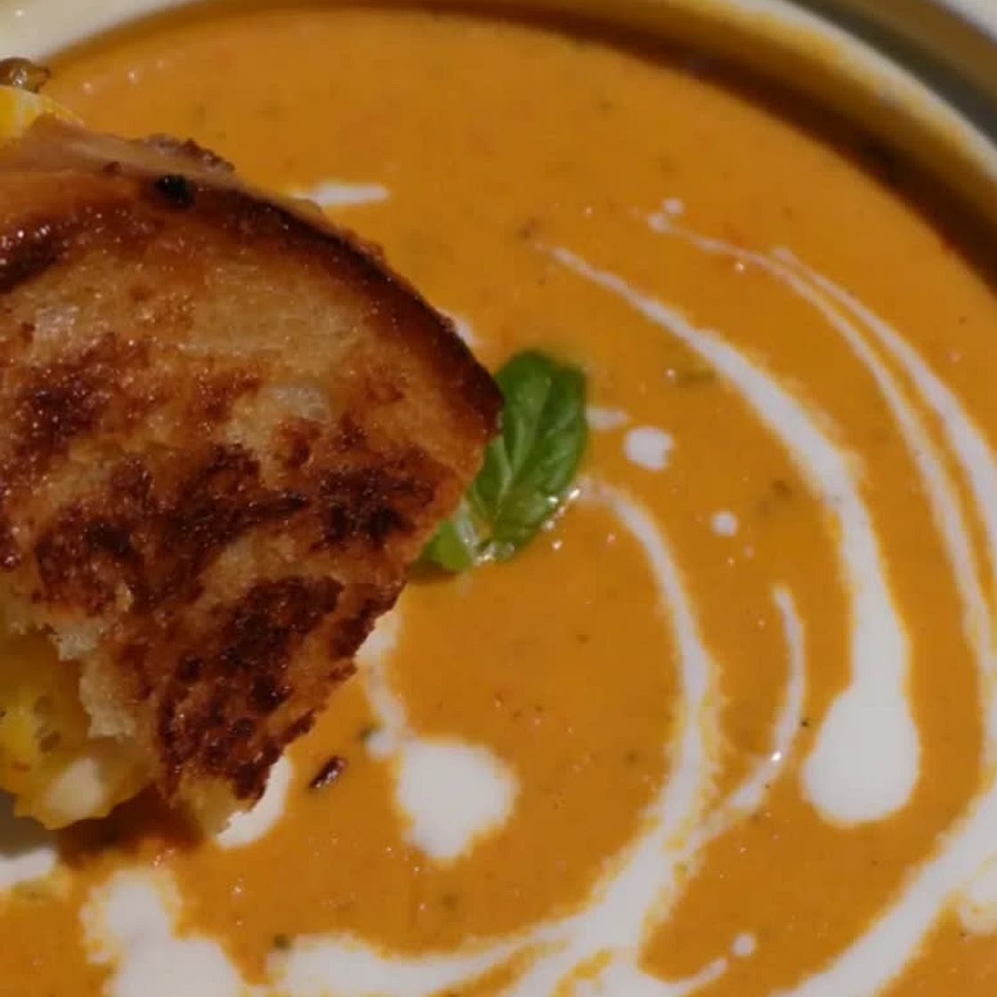 Grilled Cheese and Tomato Soup