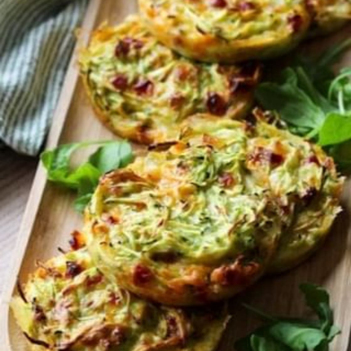 Galettes de courgettes au chorizo mozzarella 🌶