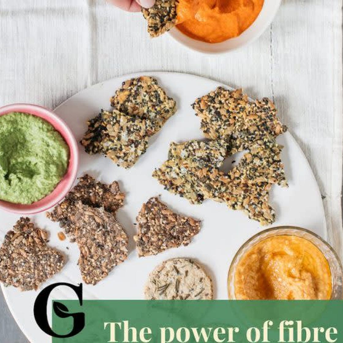 Oat and seeds crackers