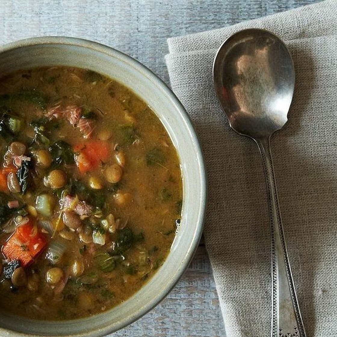 Lentil and Sausage Soup for a Cold Winter's Night