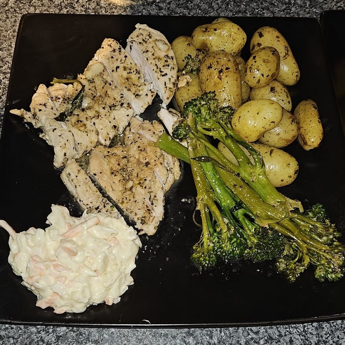 Garlic Butter Chicken and Broccoli (20 Minutes!)