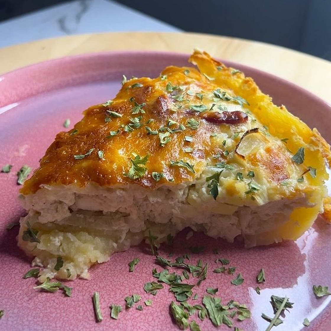 Quiche pommes de terre lardons