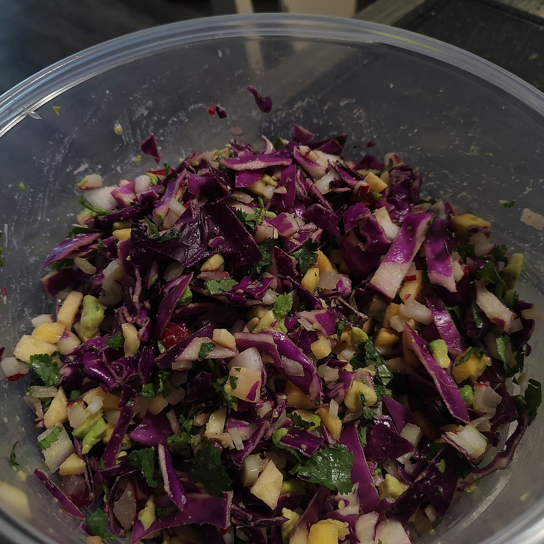 Mango Red Cabbage Pico