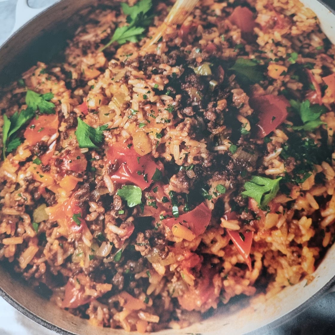 Italian beef rice pilaf