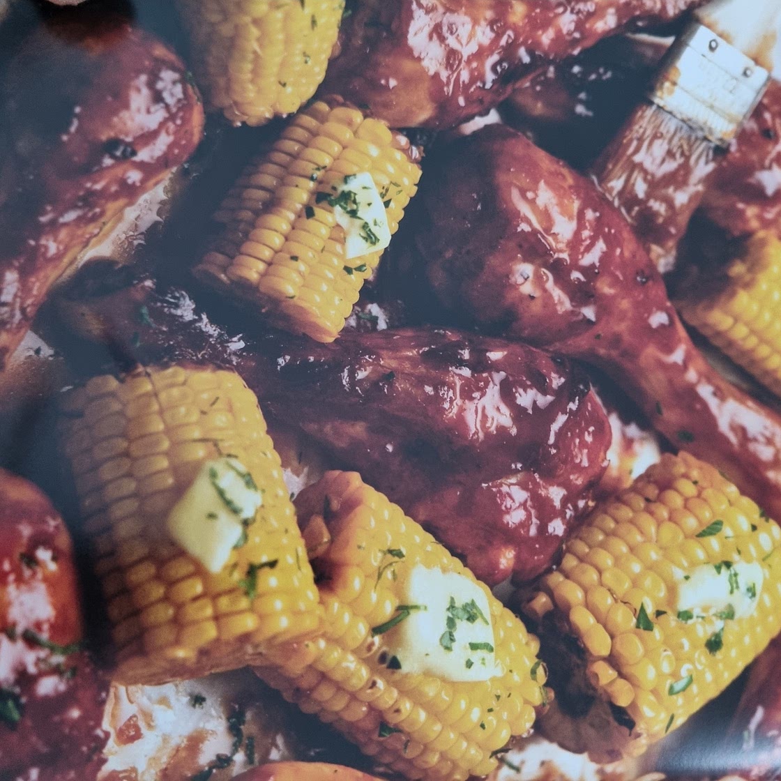 Sticky chicken drumsticks