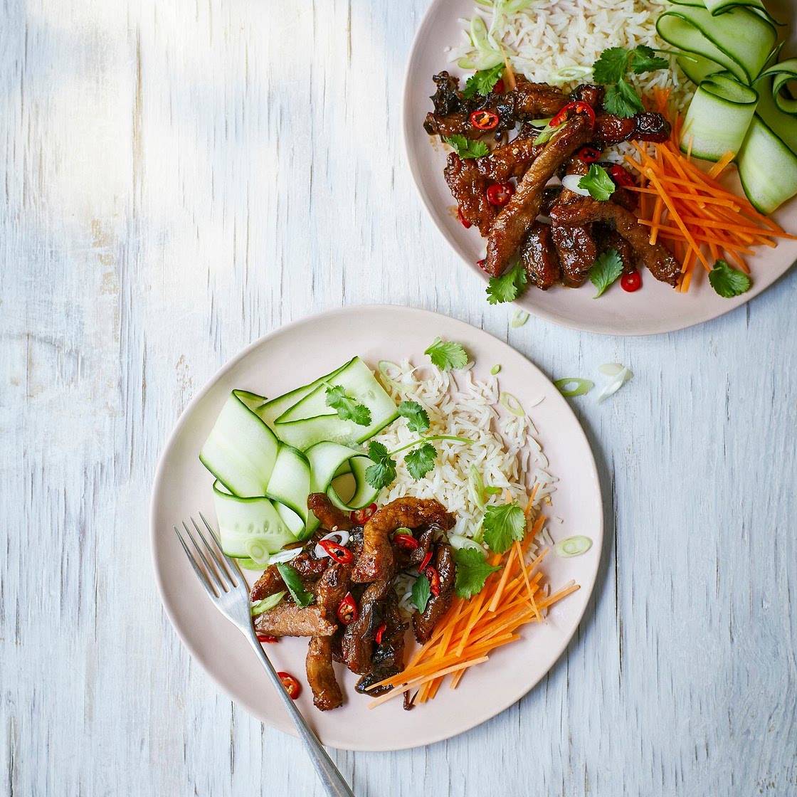 Air fryer caramelised Vietnamese pork recipe