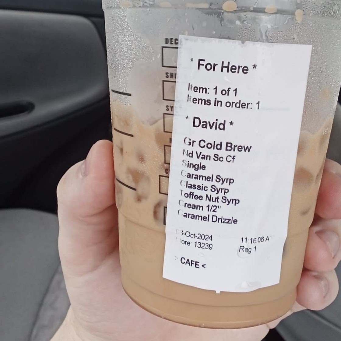 Starbucks secret order recipe: the auto-phage (inspired by dead island 2)