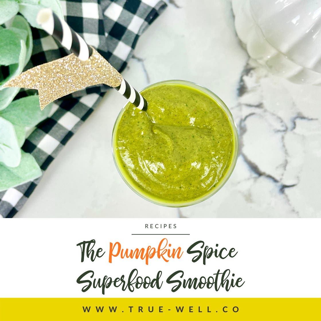 The Pumpkin-Spice Superfood Smoothie: Your New GO TO Fall Smoothie
