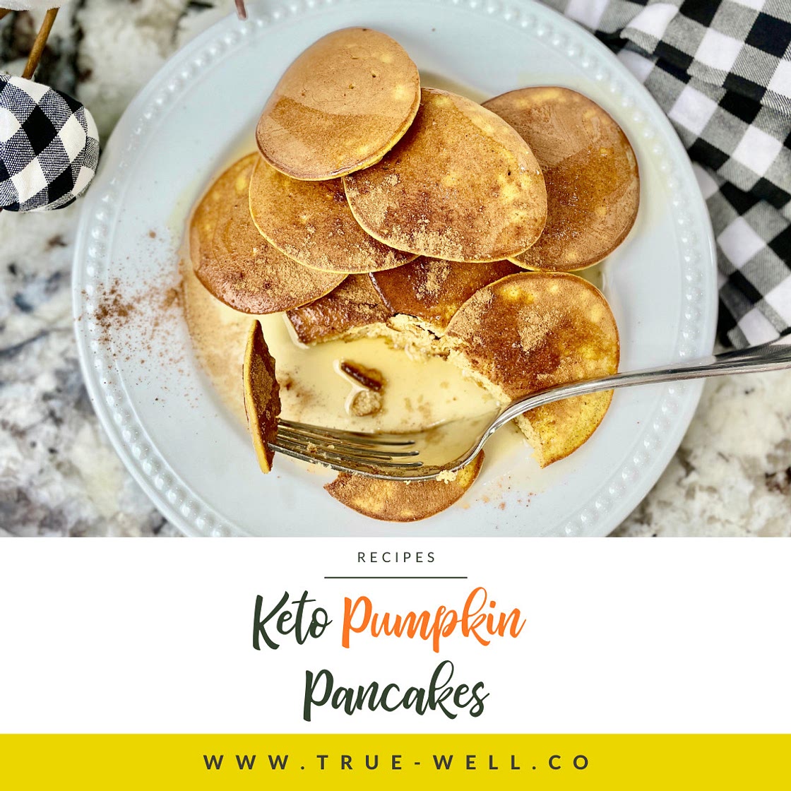 Keto Pumpkin Pancakes