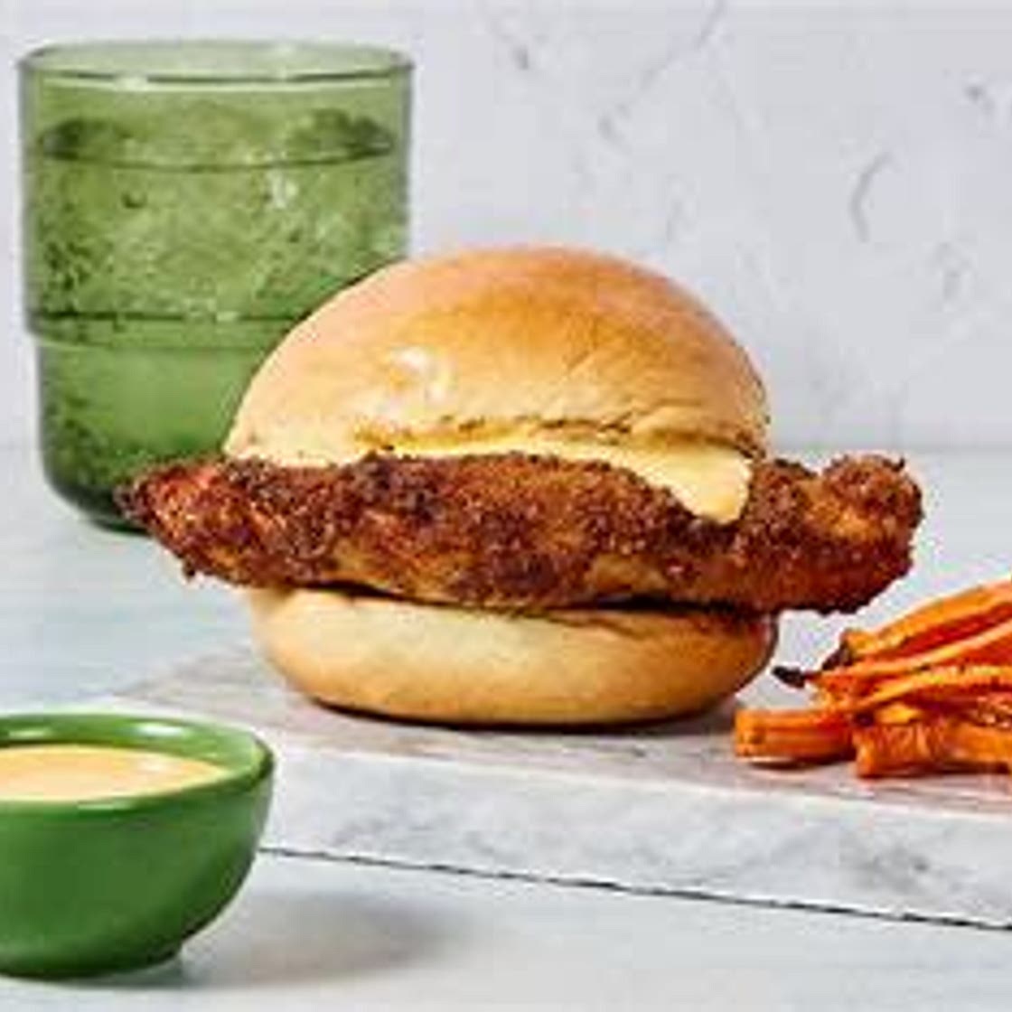 Garlicky Fried Chicken Sandwiches