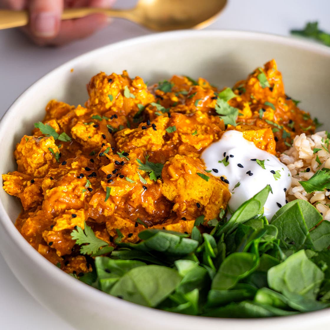 Easy Vegan Butter Chicken with Tofu
