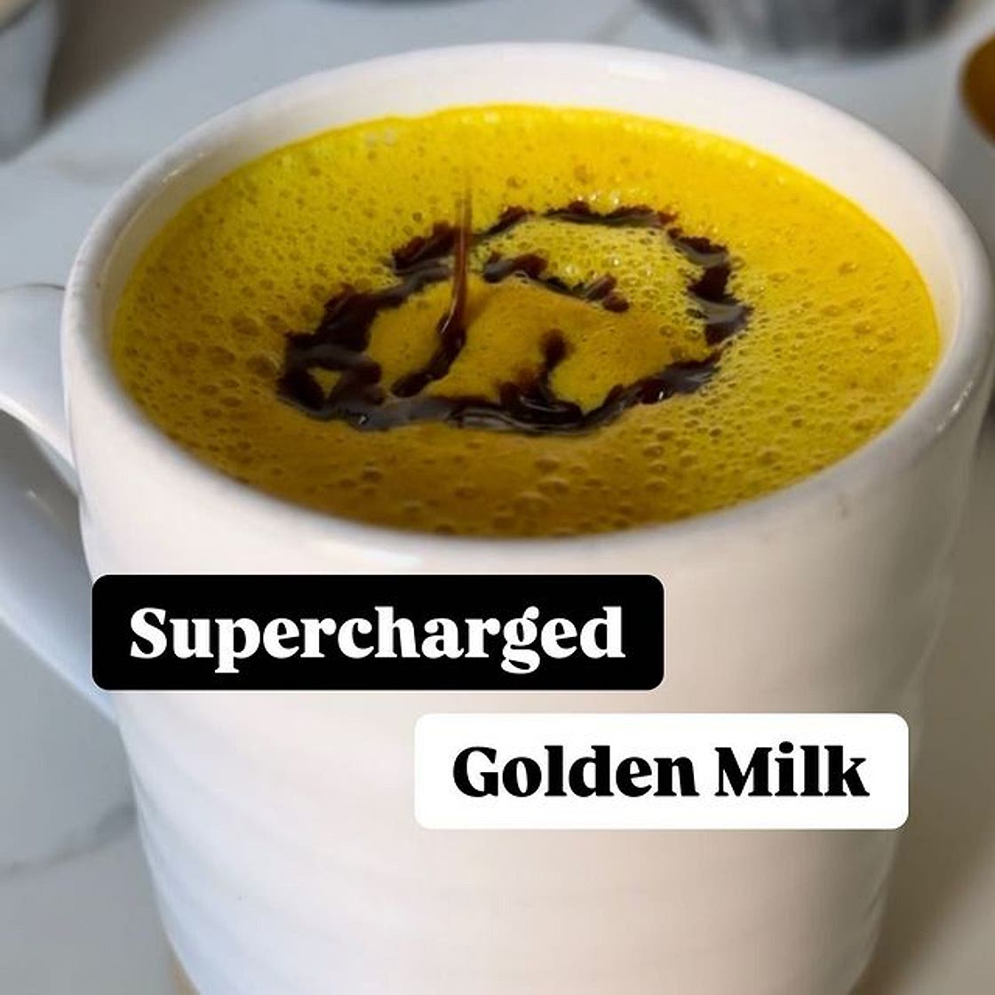 ☀️ Supercharged Golden Milk☀️That’s super golden and Indian grandm