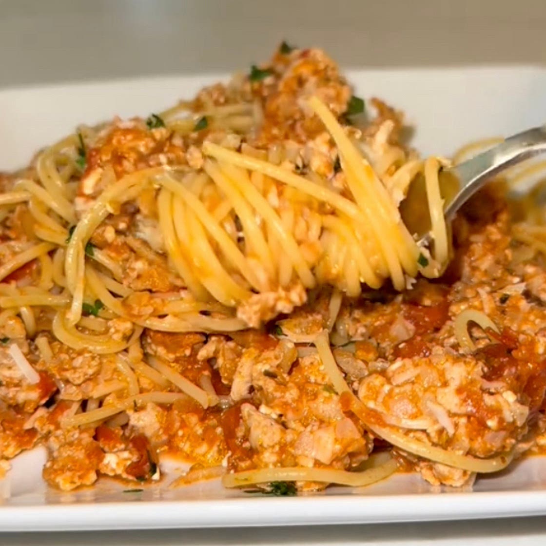 Healthier Spaghetti