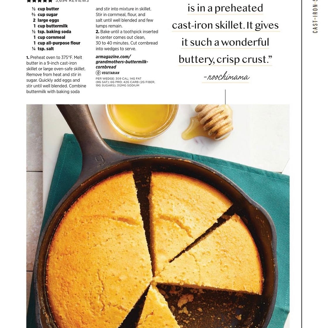 Buttermilk Cornbread