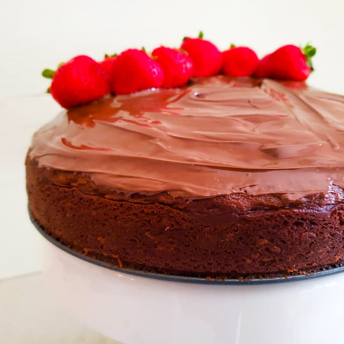 Chocolate Milk and Chocolate Chip Cake with Nutella