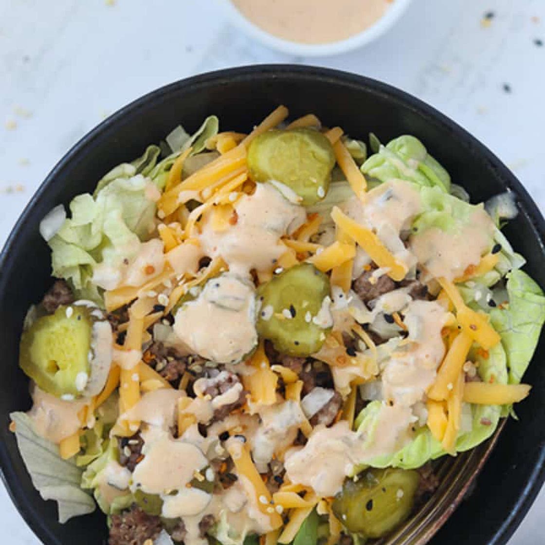 Big Mac bowl 256 cal high protein *