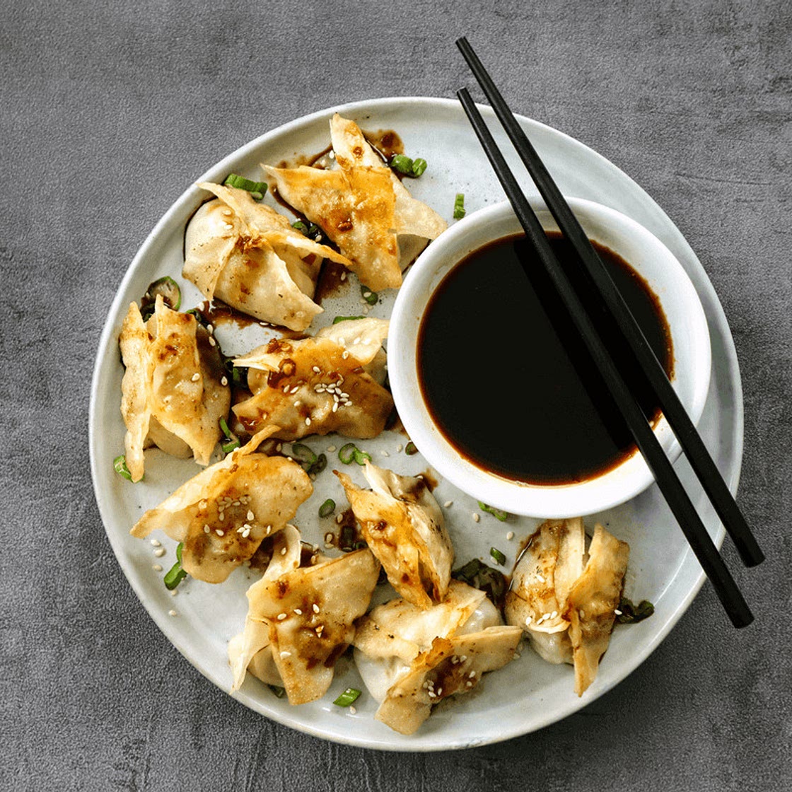 Dumplings with Maple-Ginger Nagano Pork