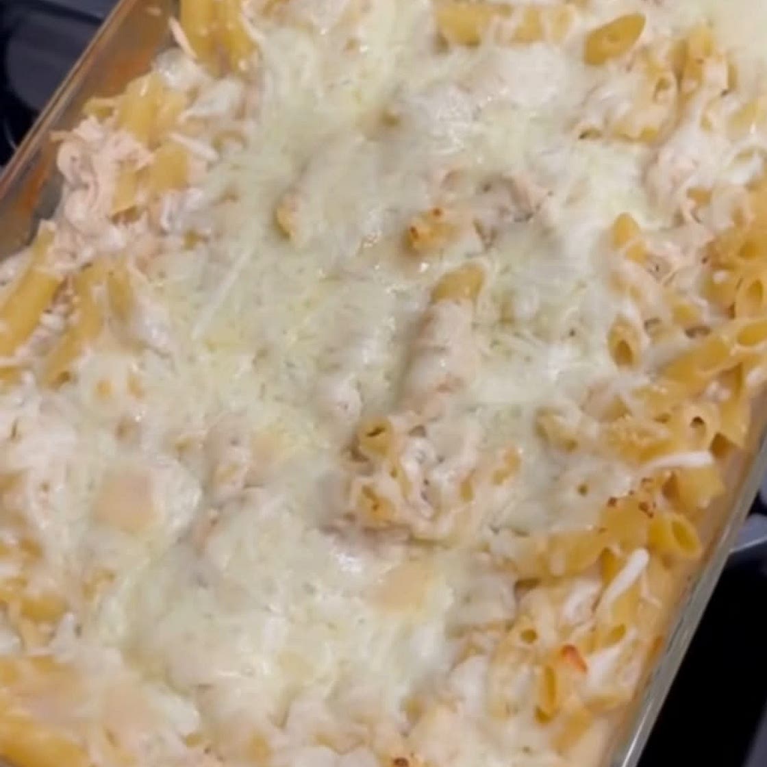 Dump & Bake Chicken Alfredo