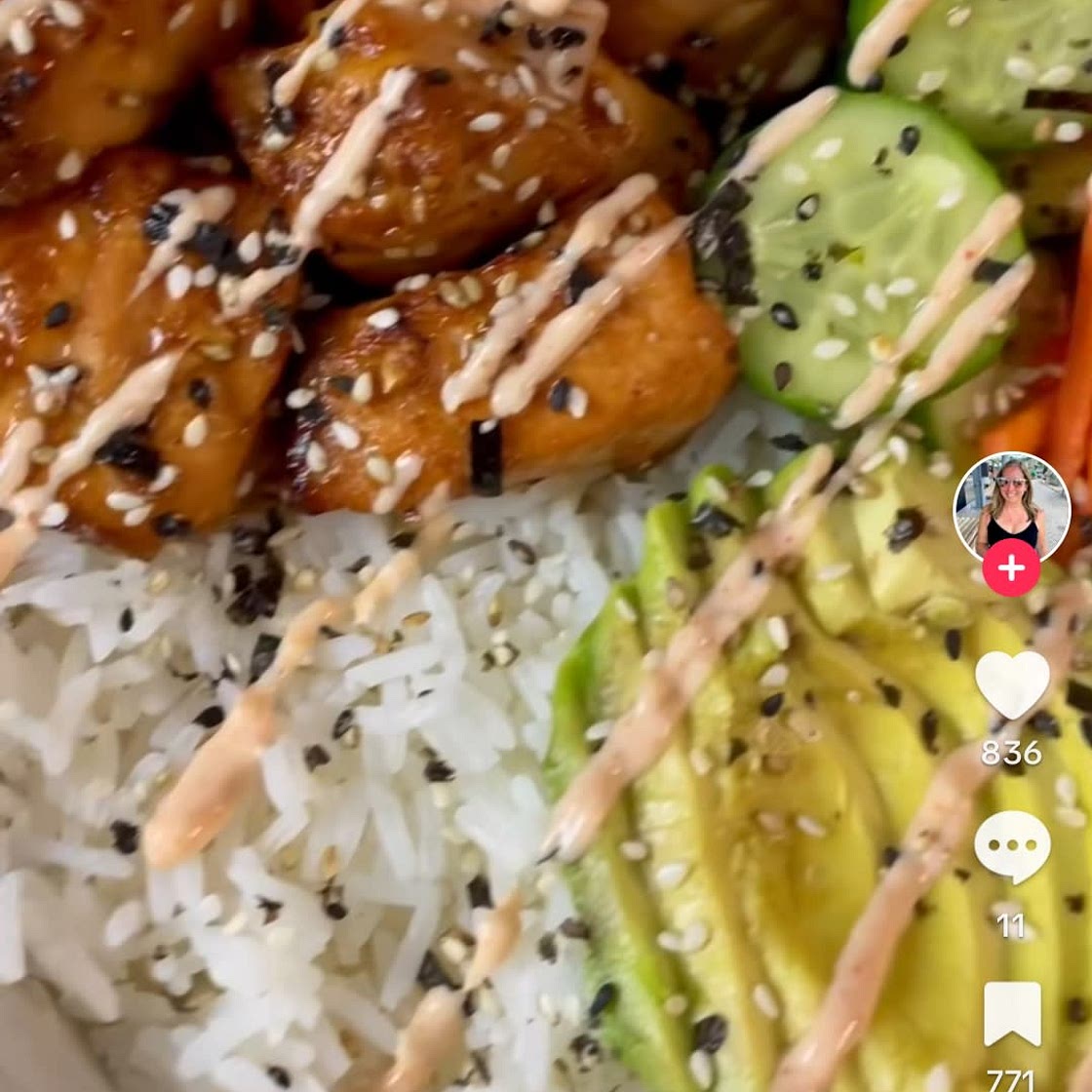 Salmon bite bowl 440cal *