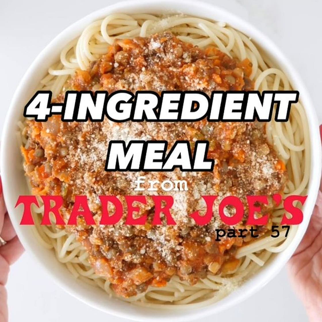 Vegan Spaghetti Bolognese (Trader Joes: 4 Ingredients)