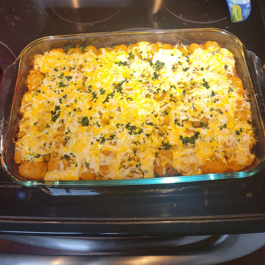 Mexican Casserole with Tater Tots & Ground Beef