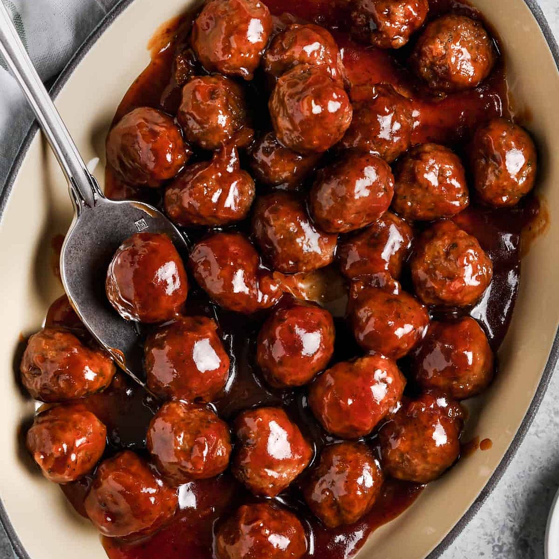 Sue's Sweet and Sour Meatballs