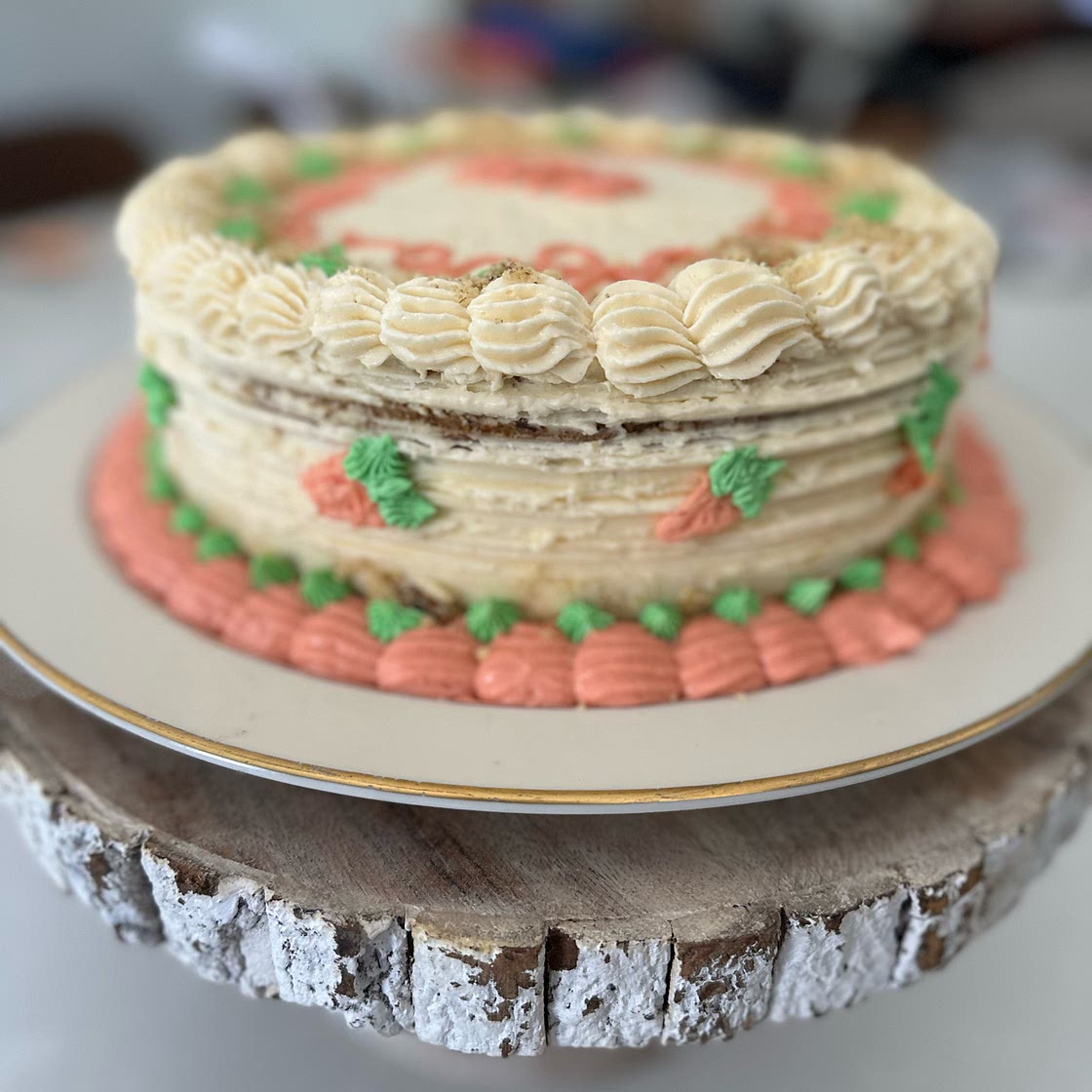 Carrot Cake w/ Brown Butter Cream Cheese Frosting