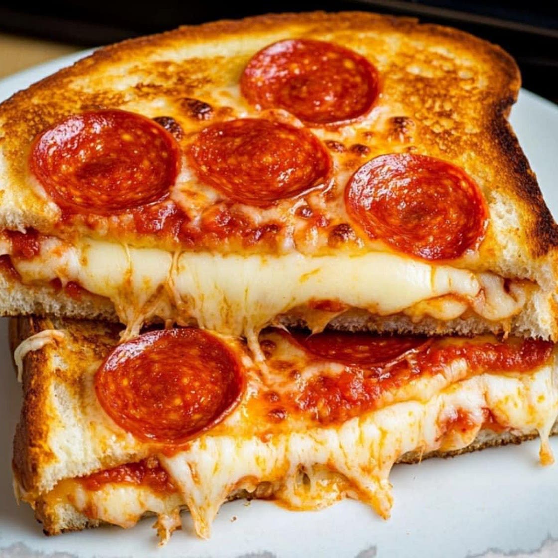 Pepperoni Pizza Grilled Cheese 